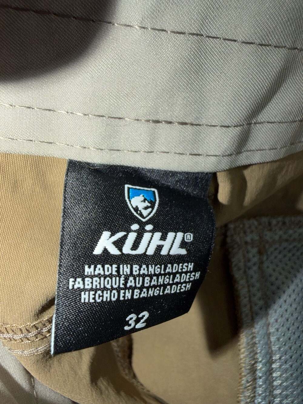 Kuhl Renegade Short in Buckskin Khaki 32 - Picture 4 of 6